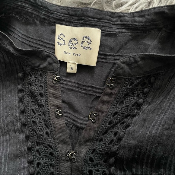 SEA NEW YORK sleeveless silk blend crinkle top - Picture 6 of 7